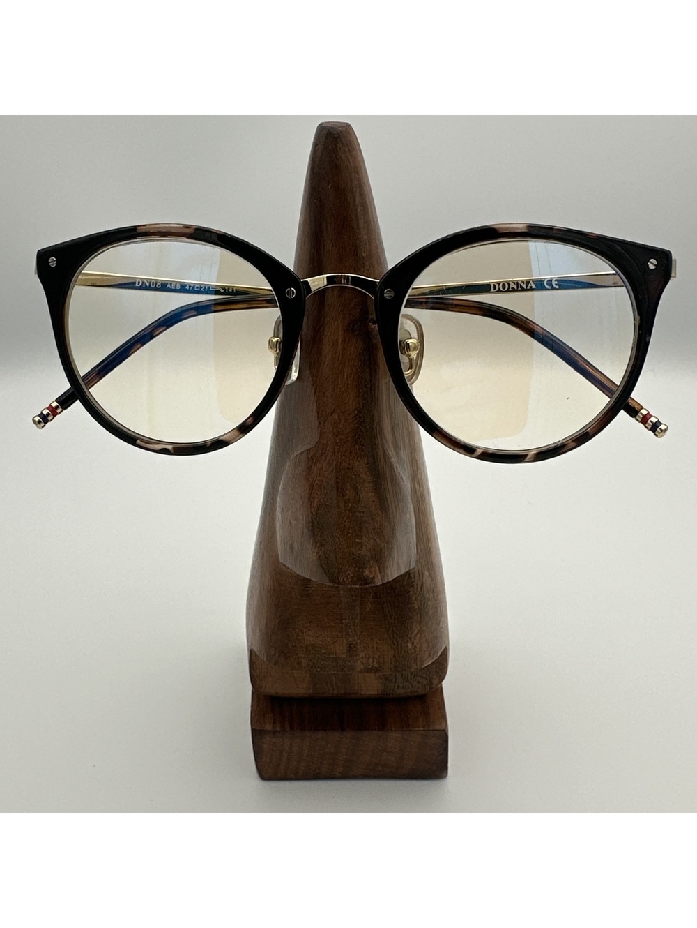 Donna DN08 AEB Women's Round Tortoise and Gold Glasses Frames